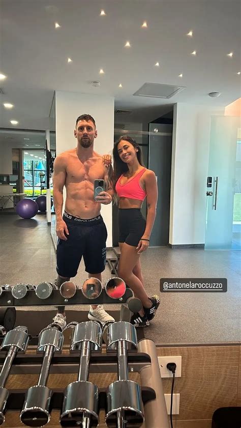 lionel messi nude|Lionel Messi poses topless for gym selfie with wife Antonela